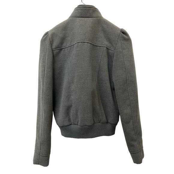 Decree Gray Bomber Jacket - Picture 3 of 7